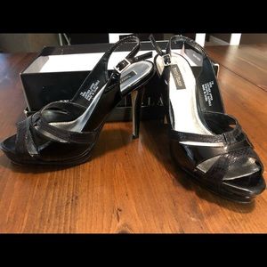 Adorable black WHBM heels!